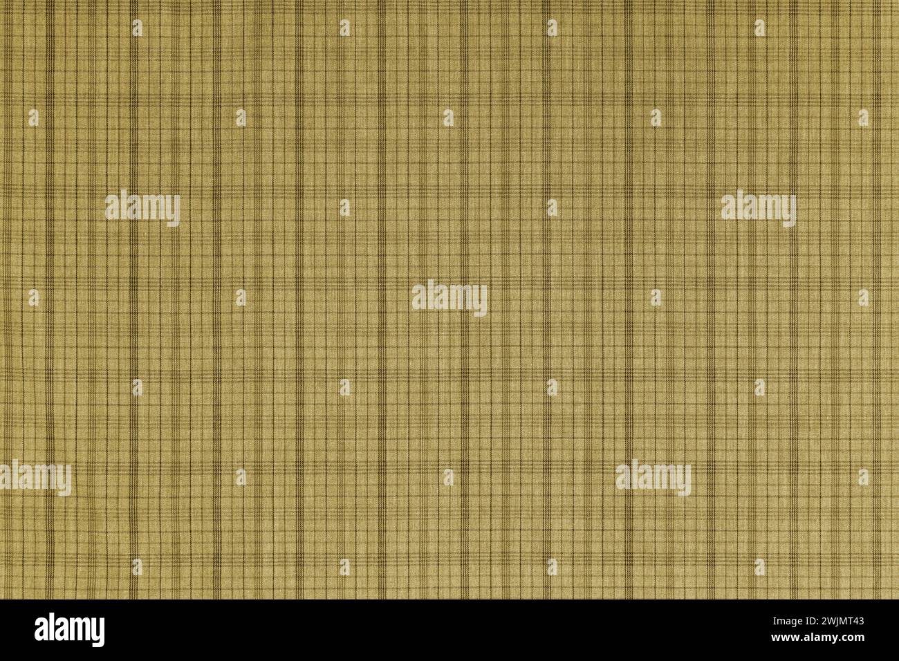 Yellow checkered texture fabric, tartan pattern. Shirt fabric, tablecloth textile, linen plaid cloth, classic scottish check pattern. Backdrop, wallpa Stock Photo