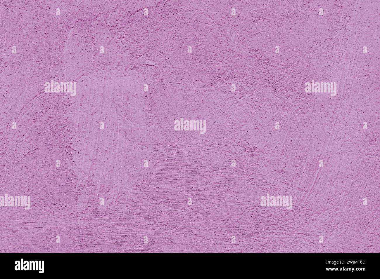Old stucco plaster surface, brushstroke background, close up grunge texture of pink painted cement, concrete wall texture. Wallpaper, backdrop, archit Stock Photo