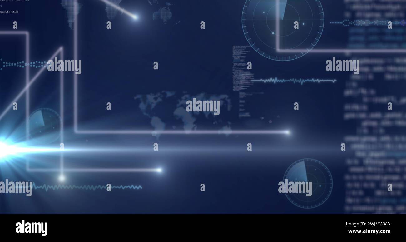 Global network connections big data hi-res stock photography and images ...