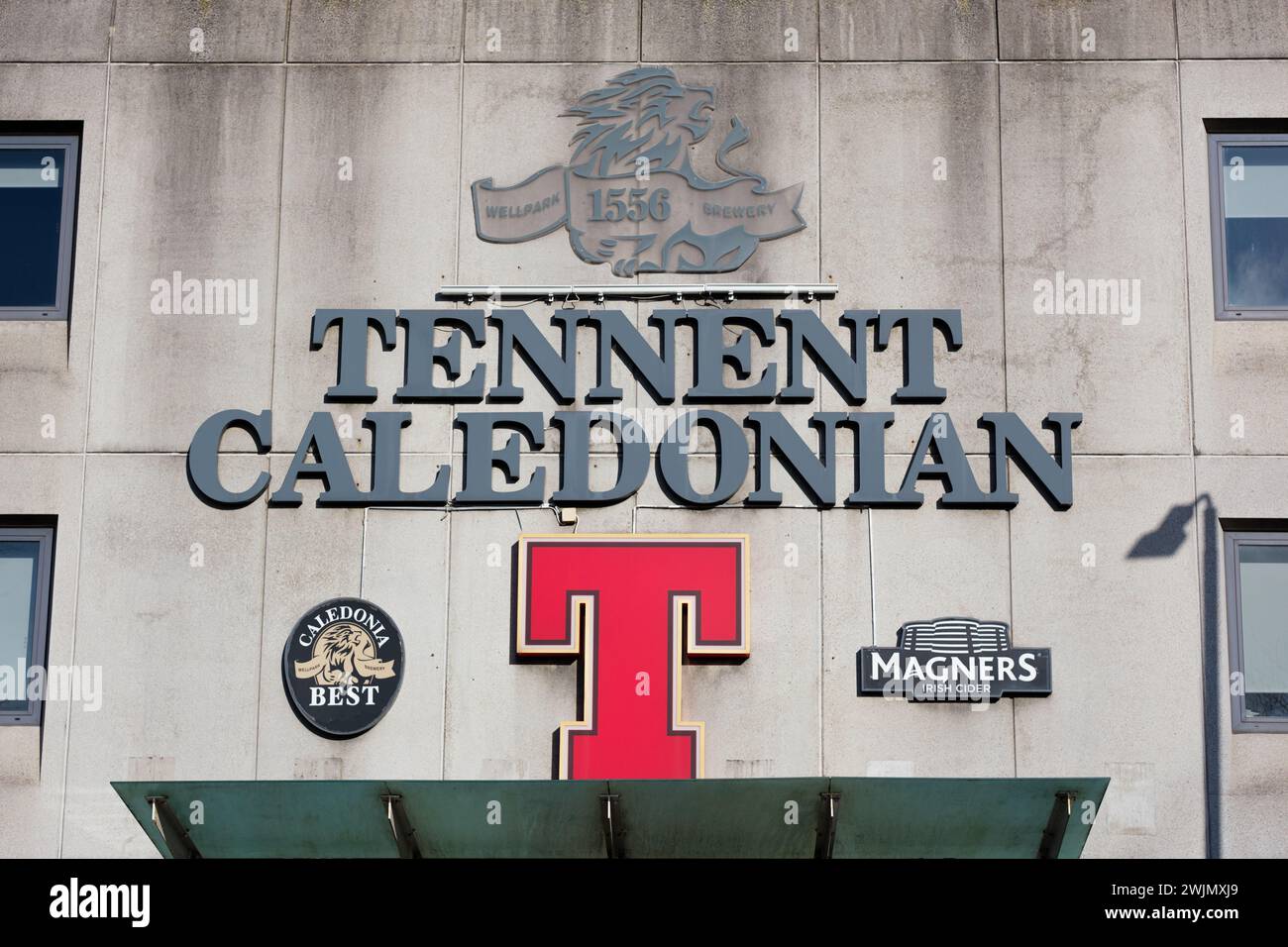 Glasgow Scotland 12th Feb 2024 Tennent's Brewery Wellpark Tennent