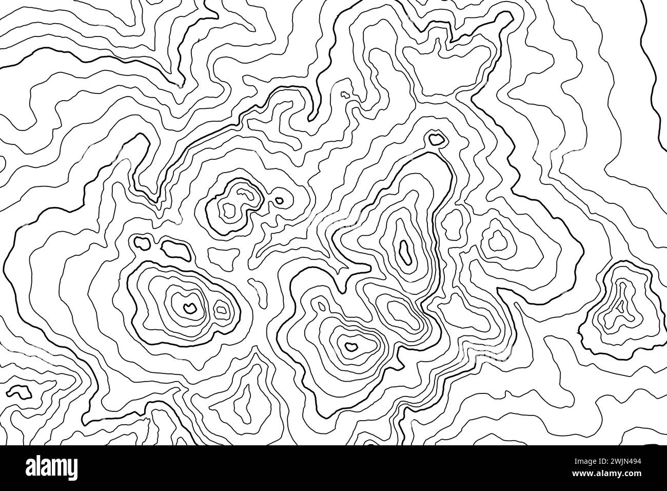 Travel background. Stylized topographic map vector illustration ...