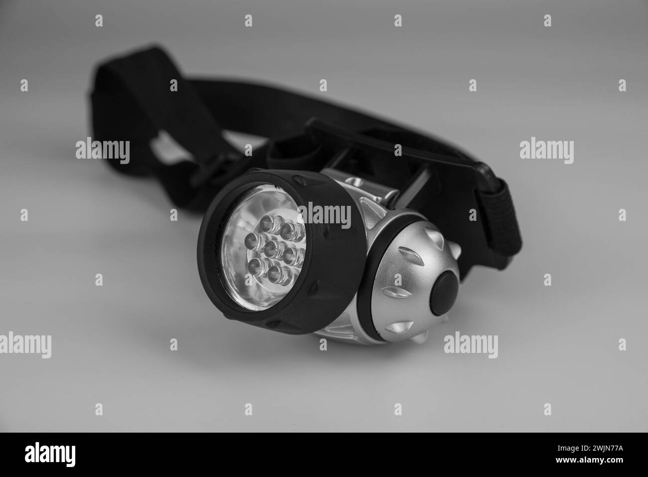 Head light on a white background Stock Photo Alamy