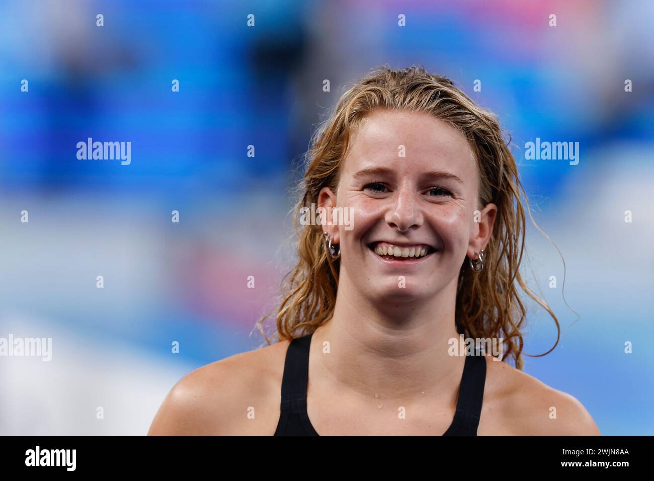 DOHA, QATAR FEBRUARY 16 winner Tes Schouten of Netherlands competing
