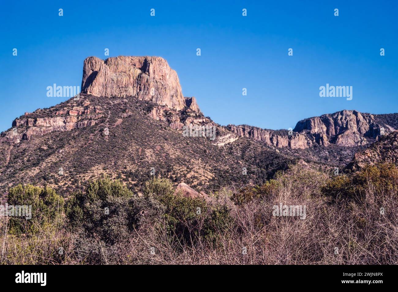 Casa Grande Peak In The Chisos Mountains Of Big Bend National Park casa-grande-peak-in-the-chisos-mountains-of-big-bend-national-park
