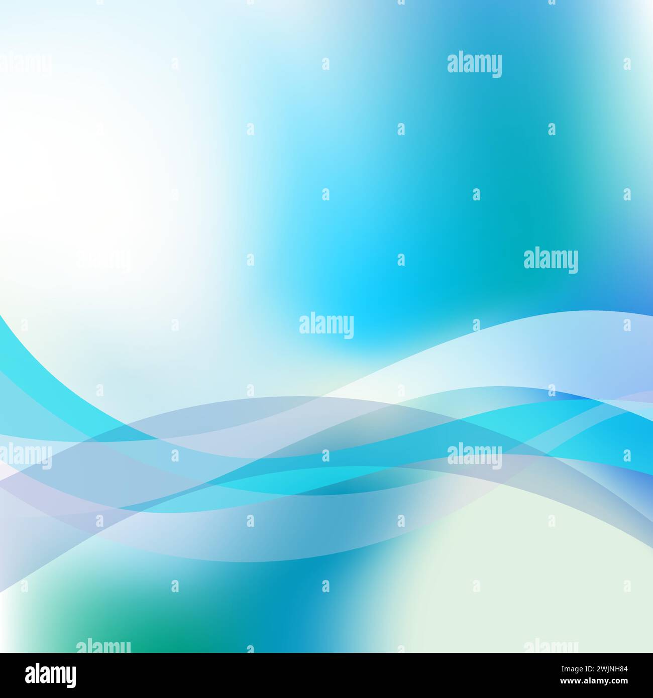 Blue abstract background with copy space Stock Vector
