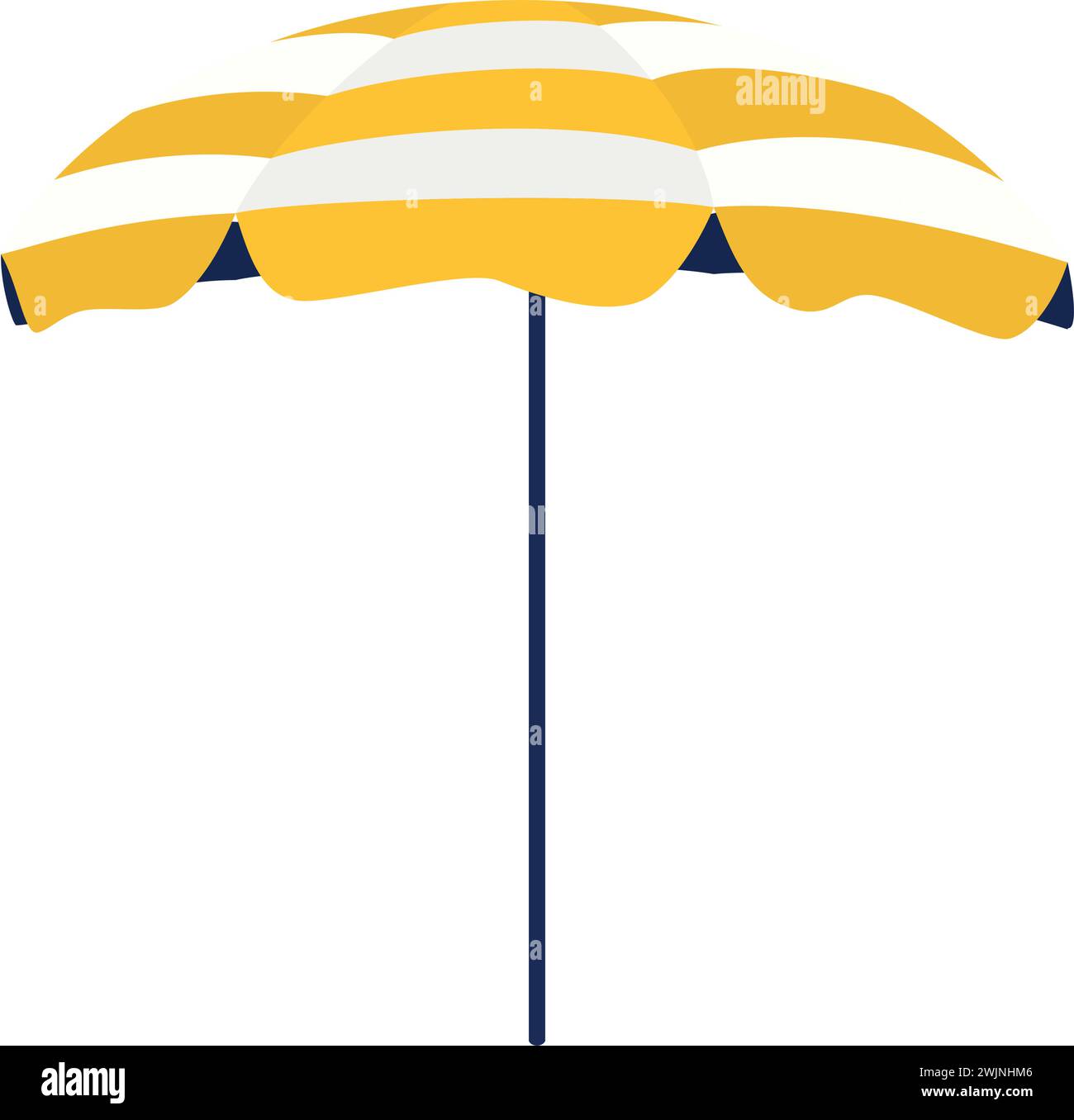 Isolated colored summer beach umbrella icon Vector Stock Vector Image ...
