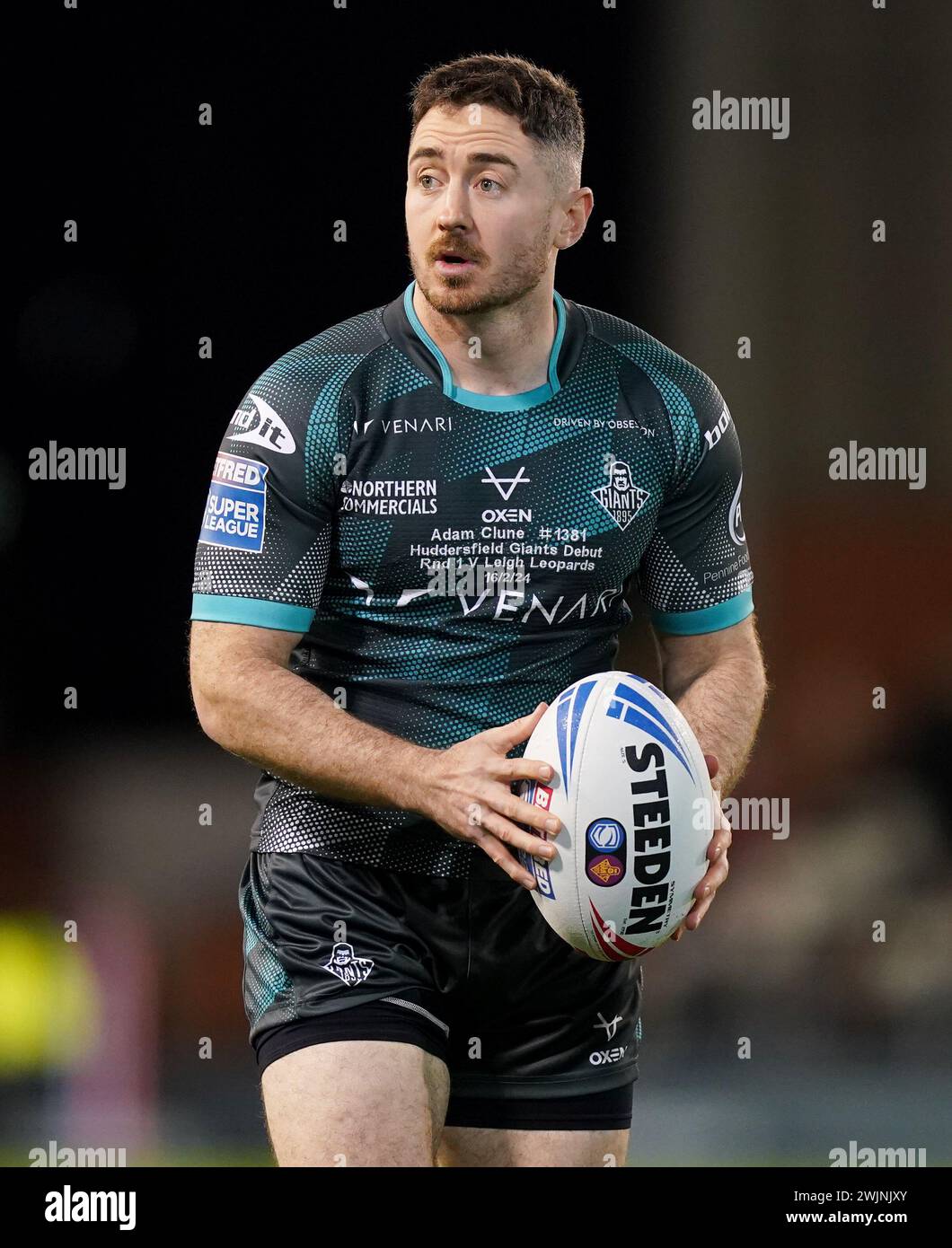 Huddersfield Giants' Adam Clune ahead of the Betfred Super League match at Leigh Sports Village. Picture date: Friday February 16, 2024. Stock Photo