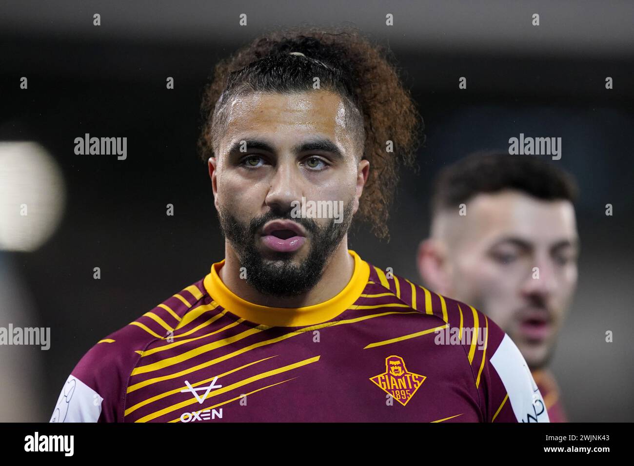 Huddersfield Giants' Ashton Golding ahead of the Betfred Super League match at Leigh Sports Village. Picture date: Friday February 16, 2024. Stock Photo