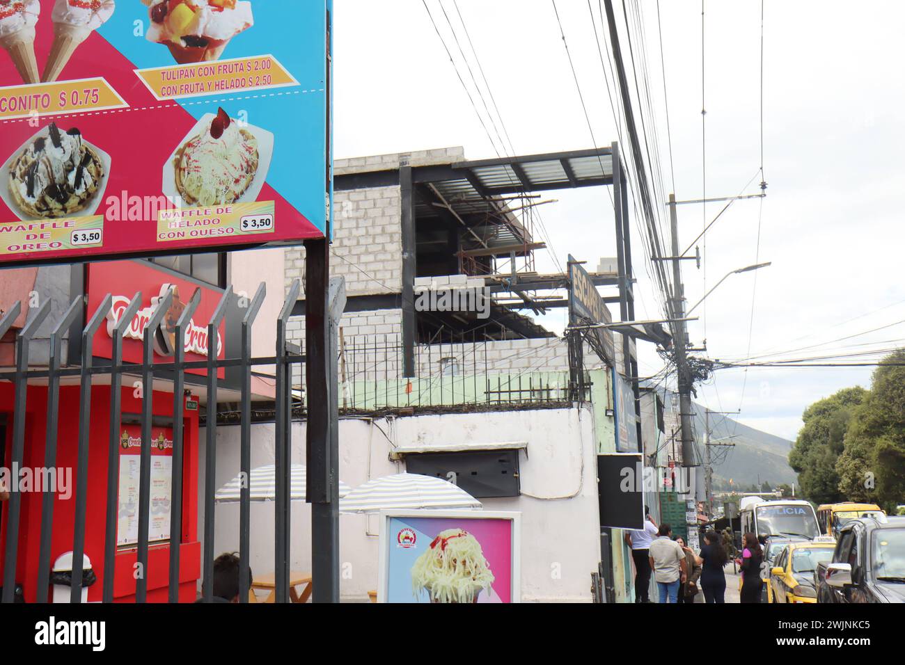 UIO COMERCIO EL CONDADO Quito, 16 de febrero de 2024. Crecimiento economico alrededor del Centro Comercial Condado, Av de La Prensa y Mariscal Sucre. API / Hamilton Lopez Quito Pichincha Ecuador SOI-UIOCOMERCIOELCONDADO-854f814a9d3177a35e0d59a653348627 *** UIO COMERCIO EL CONDADO Quito, February 16, 2024 Economic growth around the Condado Shopping Center, Av de La Prensa y Mariscal Sucre API Hamilton Lopez Quito Pichincha Ecuador SOI UIOCOMERCIOELCONDADO 854f814a9d3177a35e0d59a653348627 Copyright: xHamiltonxLopezx Stock Photo