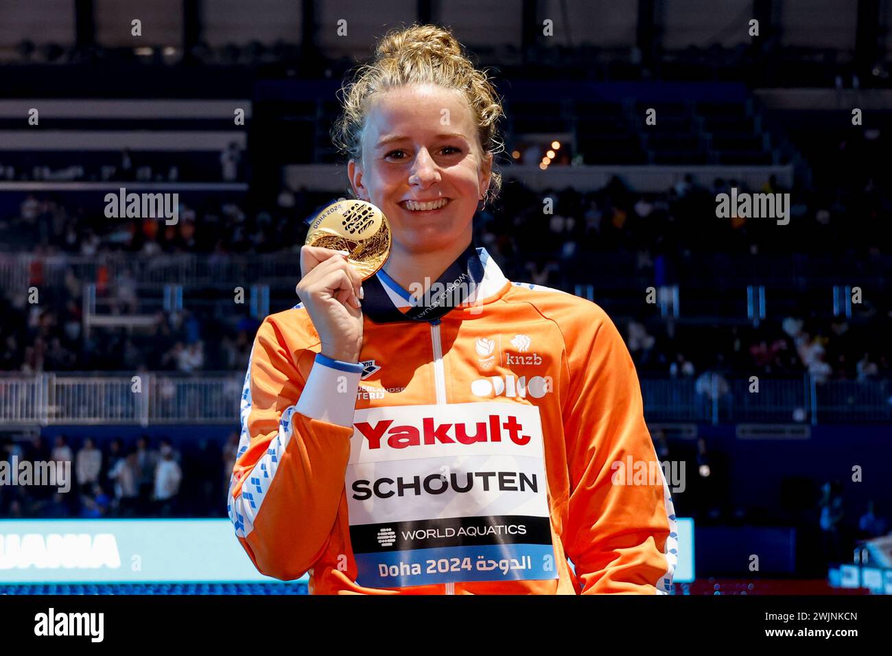 DOHA, QATAR FEBRUARY 16 Winner Tes Schouten of the Netherlands