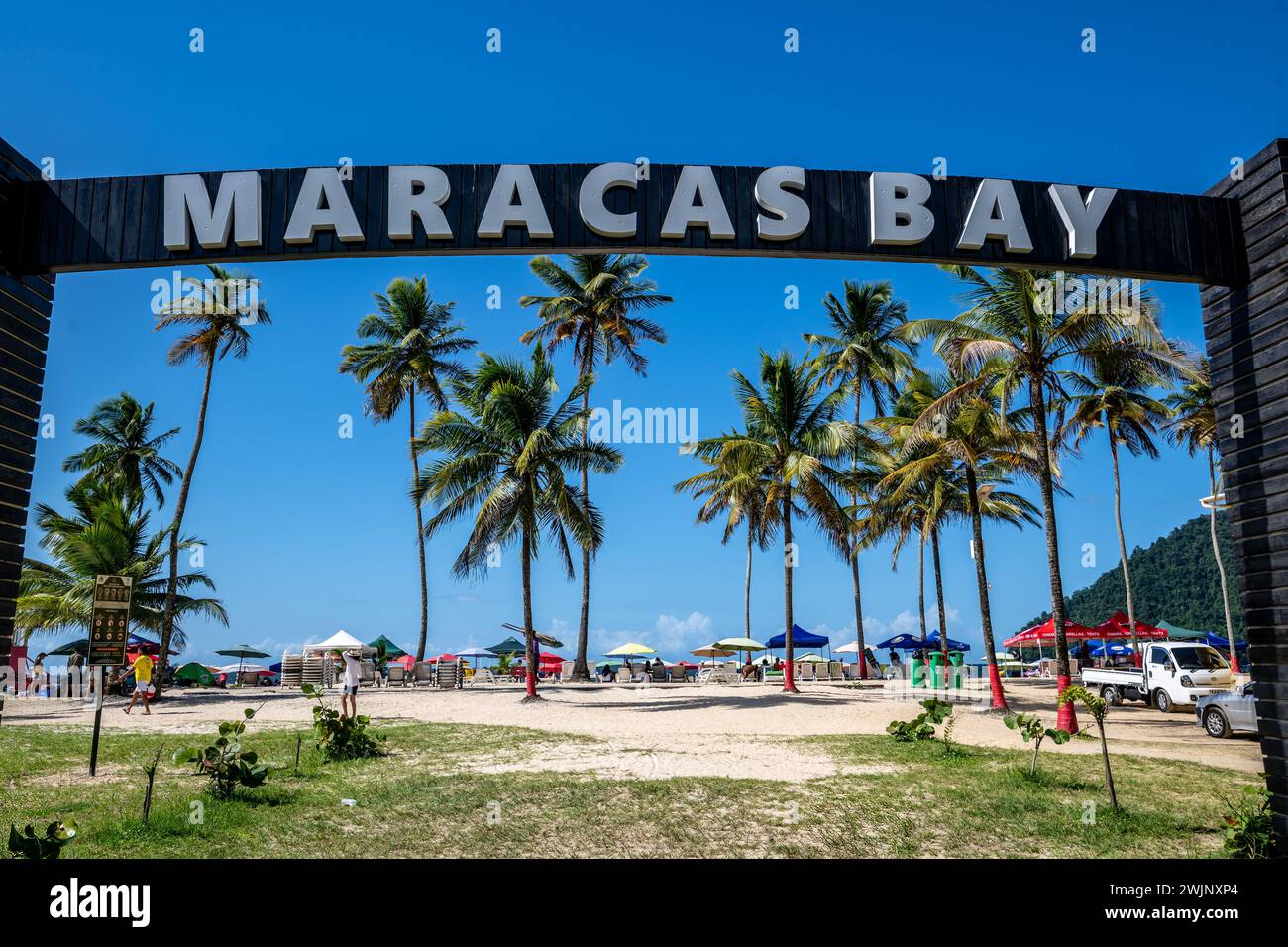 Maracas Beach in Trinidad and Tobago Stock Photo Alamy