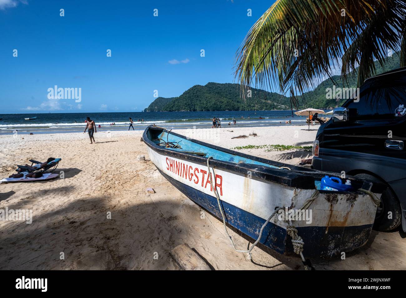 Maracas Beach in Trinidad and Tobago Stock Photo Alamy