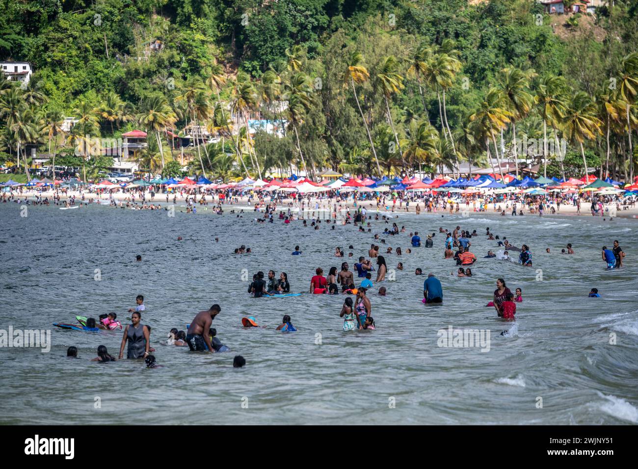 Maracas Beach in Trinidad and Tobago Stock Photo Alamy