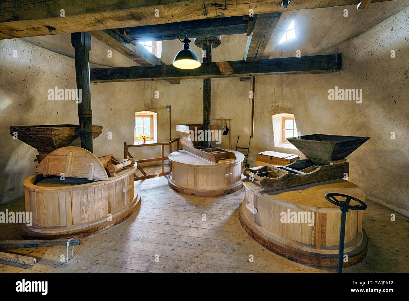 Historic Windmill Inside EIsbergen Porta Westfalica Germany Stock Photo kaiser-wilhelm-monument-porta-westfalica-germany-stock-photo-alamy