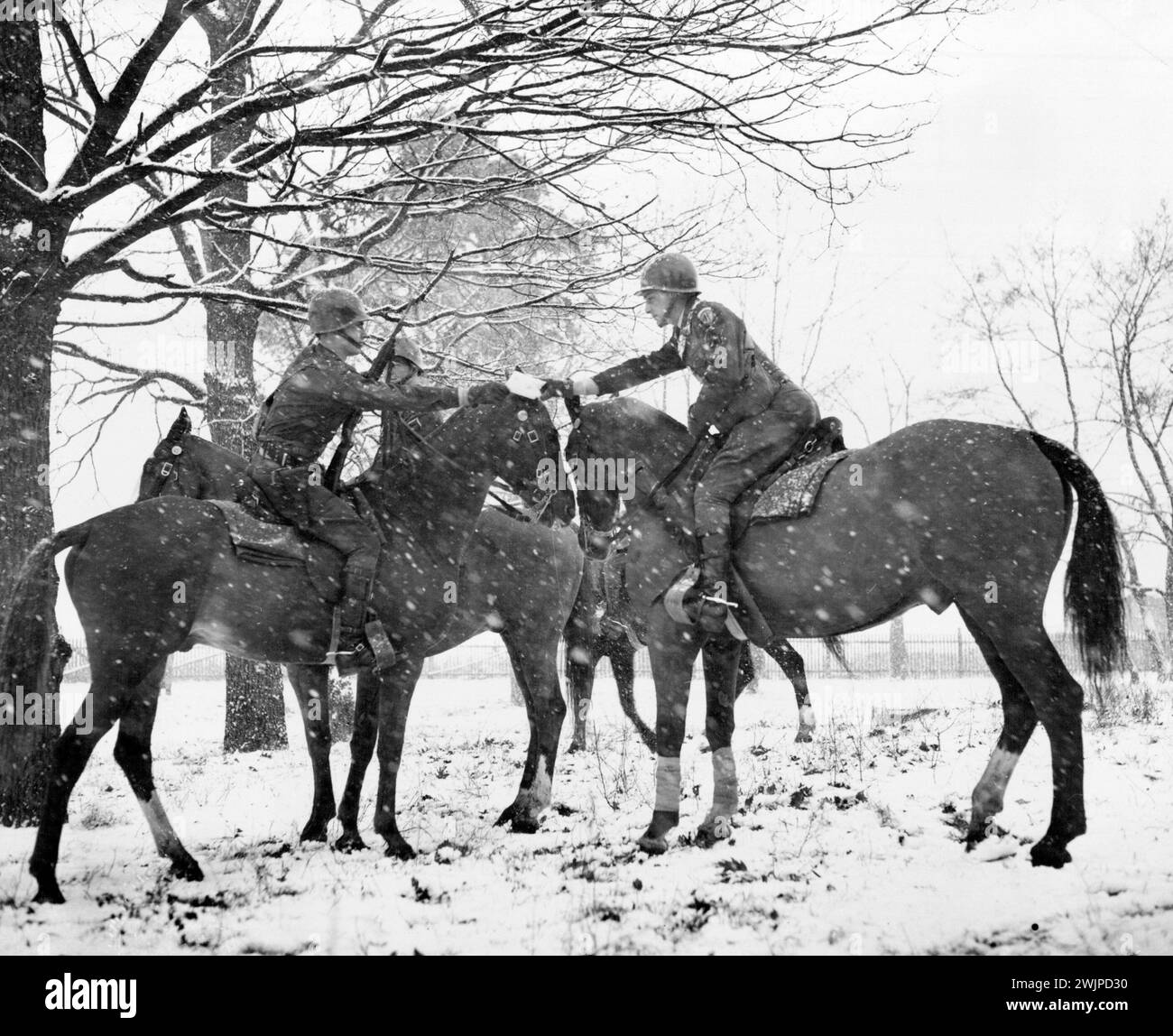 Since mounted cavalry on Patrol does not have radio communications