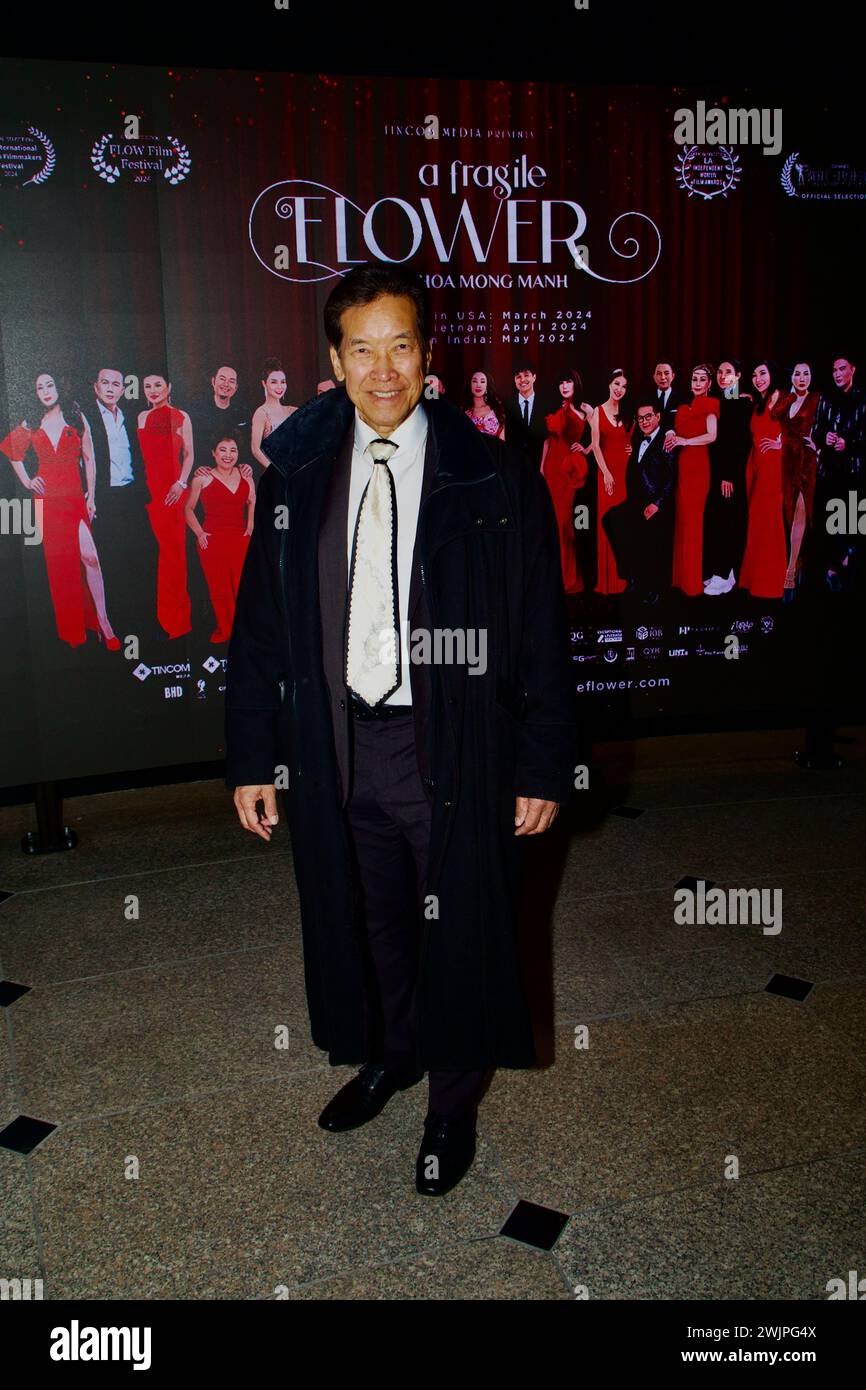 Peter Kwong attends a private red carpet screening and reception for ...