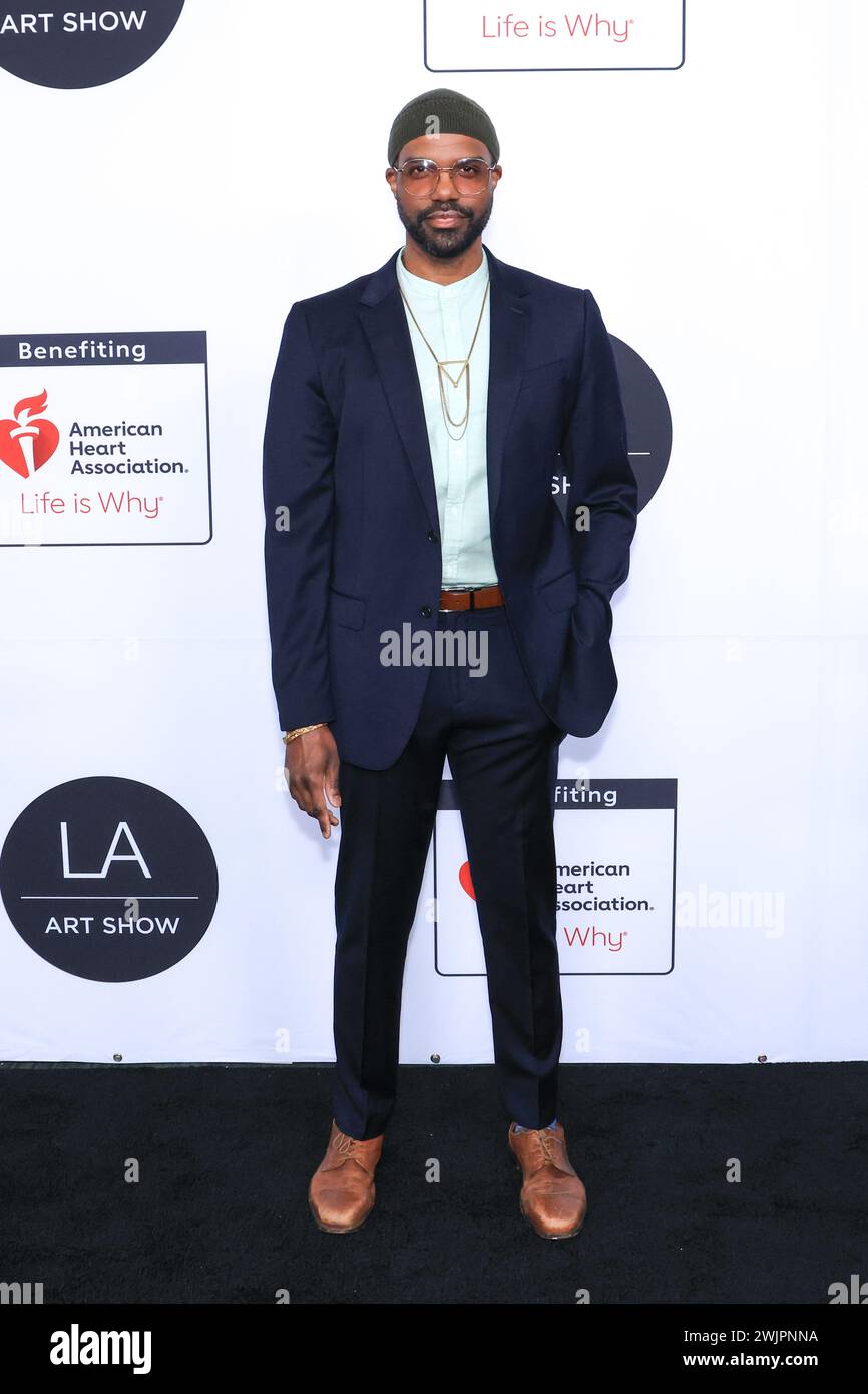 Los Angeles, California, USA. Actor Carl Clemons-Hopkins attending the 2024 LA Art Show Opening Night Premiere Party benefiting the American Heart Association at the Los Angeles Convention Center in Los Angeles, California. Credit: Sheri Determan Stock Photo