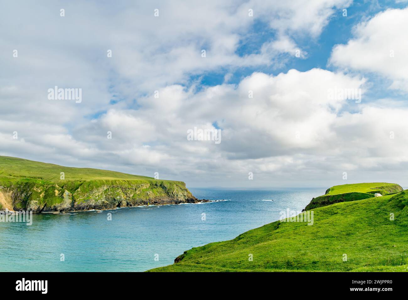 Silver Strand, a sandy beach in a sheltered, horseshoeshaped bay, situated at Malin Beg, near
