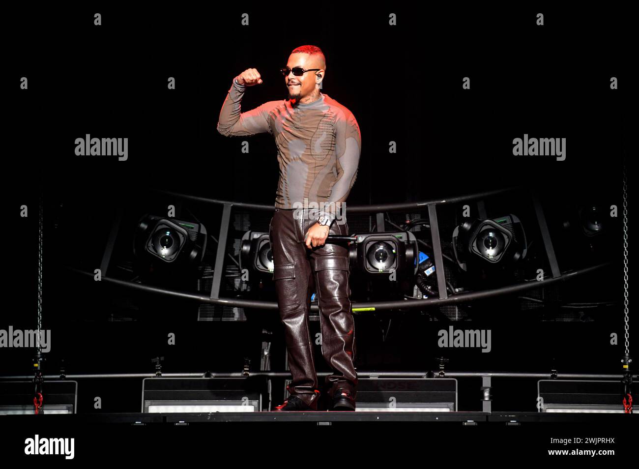 Luciano live bei einem Konzert seiner Seductive Tour in der ZAG Arena. Hannover, 16.02.2024