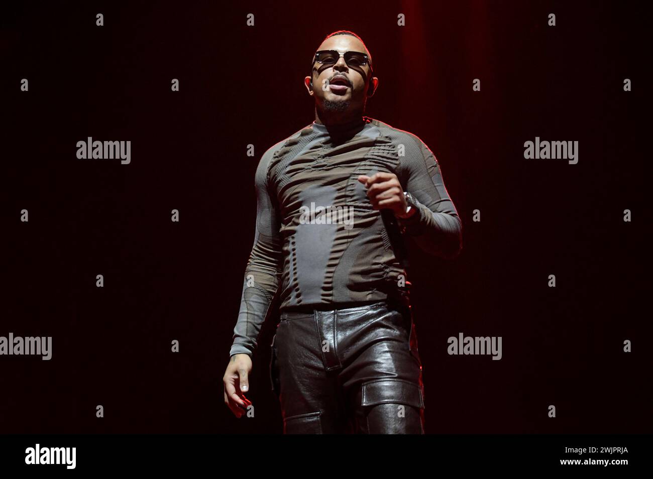 Luciano live bei einem Konzert seiner Seductive Tour in der ZAG Arena. Hannover, 16.02.2024