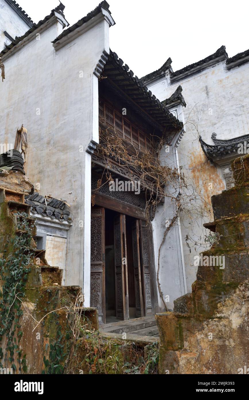 Ancient village of Huangling in Wuyuan, south of Jiangxi Province, China Stock Photo