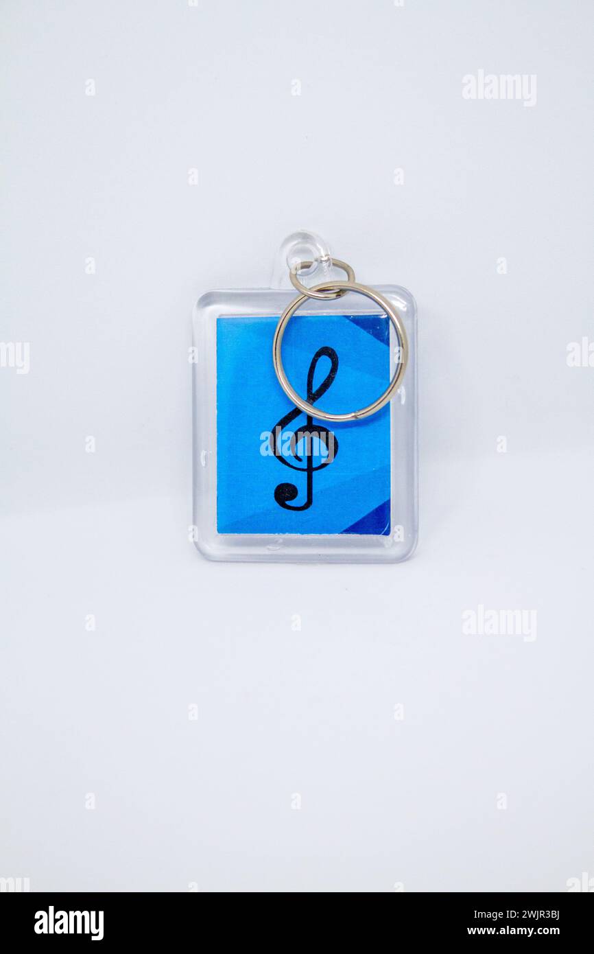 music key isolated on white background Stock Photo