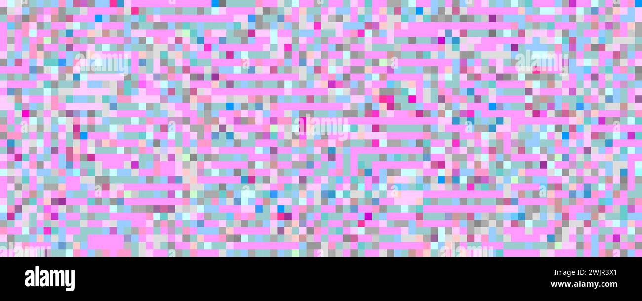 Modern background with pixels pattern. Digital colour noise style Stock ...