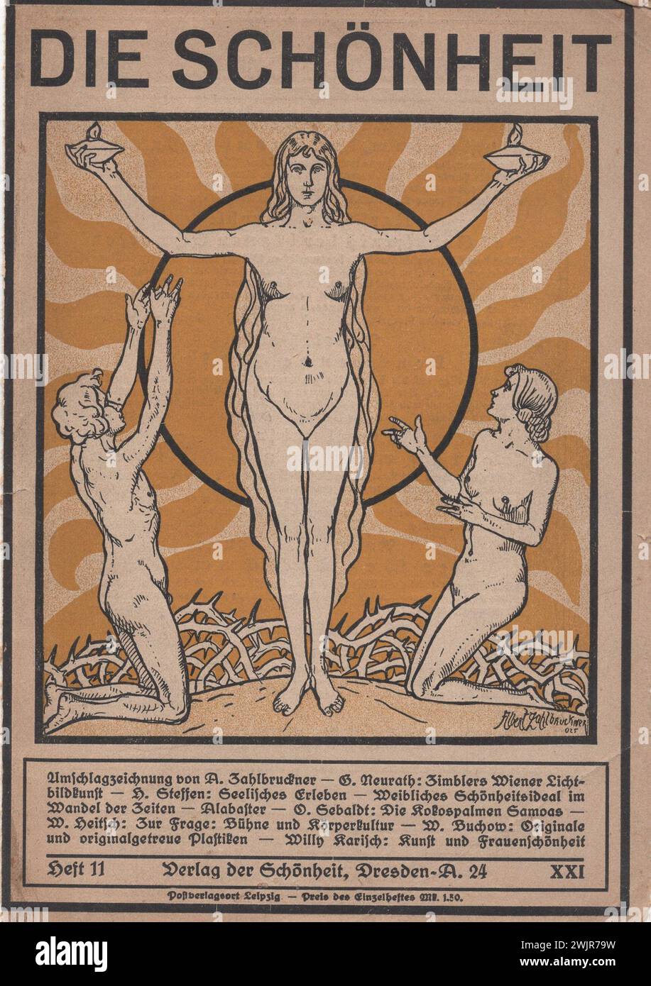 german nudist magazin 1910s dresden hi-res stock photography and images - Alamy