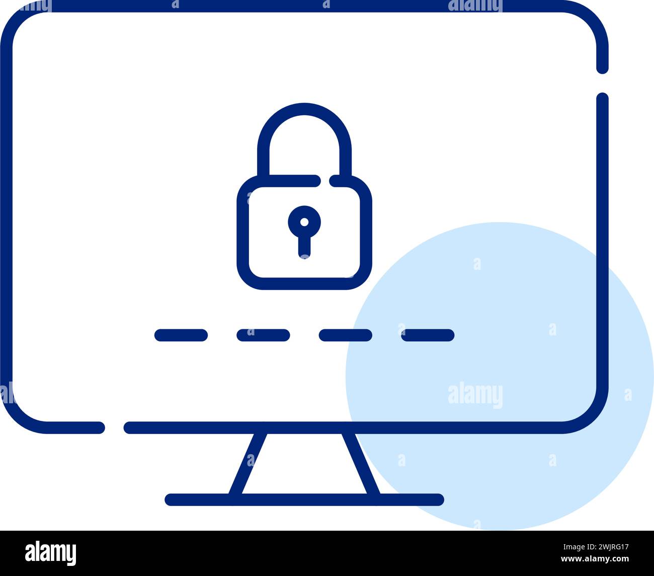 Monitor person Stock Vector Images - Alamy