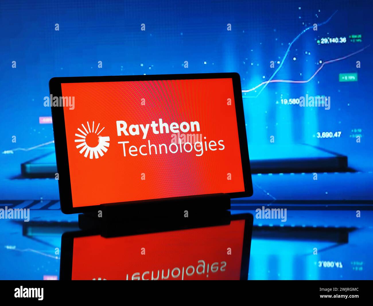 Germany. 17th Feb, 2024. In this photo illustration, a Raytheon