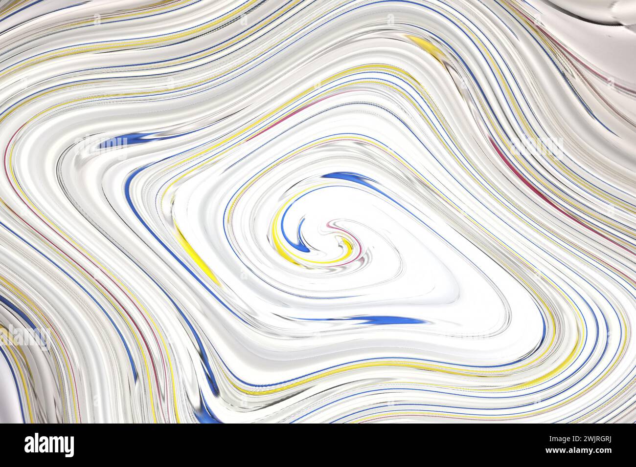 Abstract multicolored stripes on a white background. Stock Photo