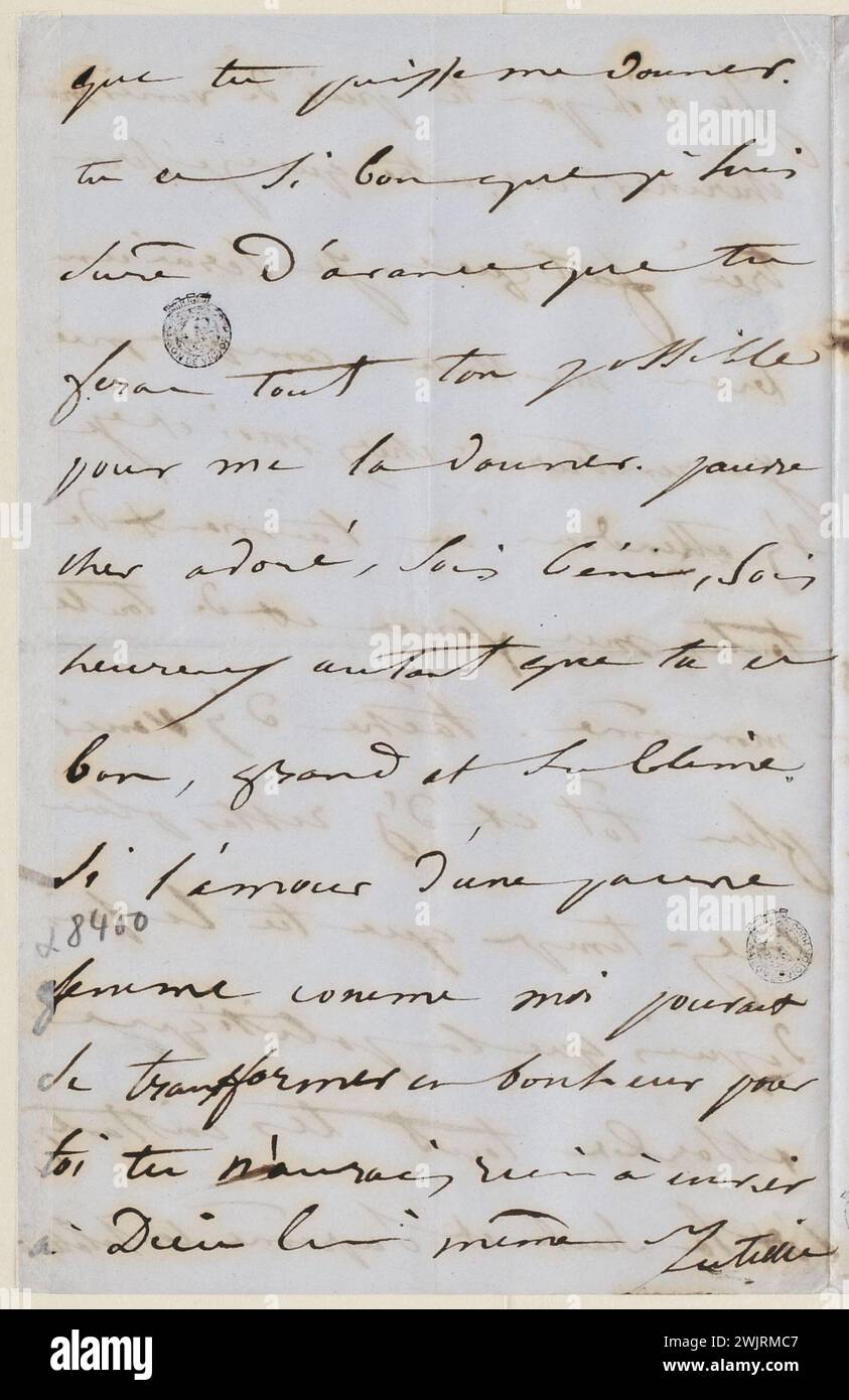 Juliette Drouet to Victor Hugo; June 20 Thursday noon [1850]; Victor ...