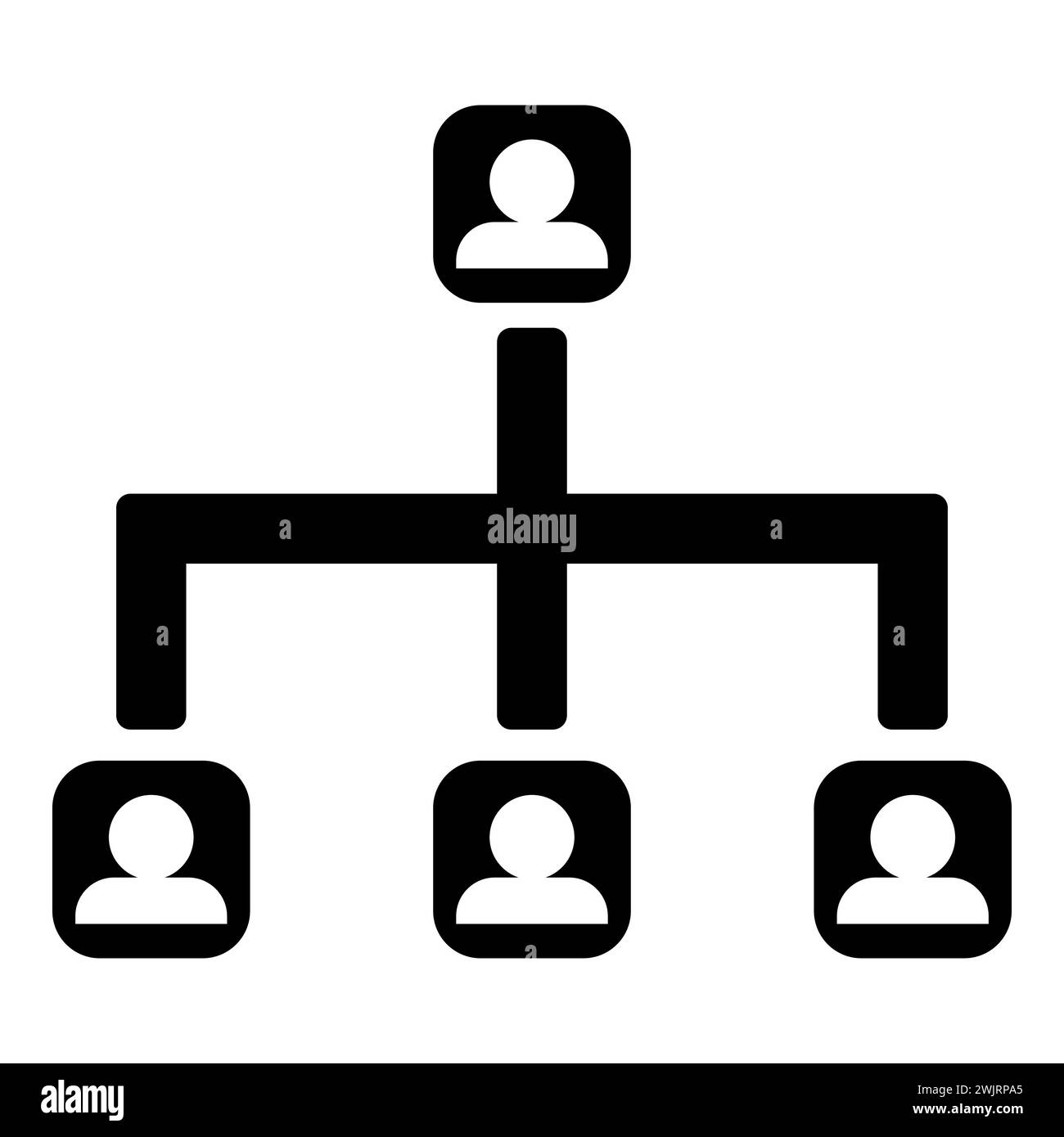 Job transfer vector icon on white background. Group of People and Switch Arrows vector icon in