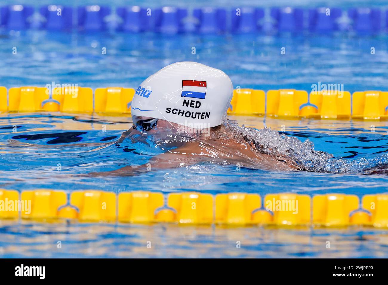 Doha, Qatar. 16th Feb, 2024. DOHA, QATAR FEBRUARY 16 winner Tes