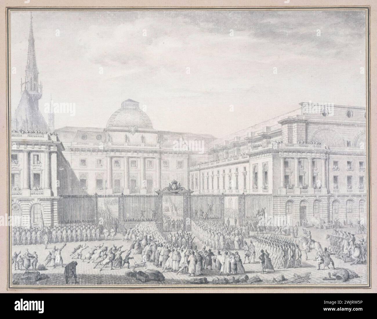 1795 billet de transport, de Libourne à Bordeaux 1795 billet de transport, de Libourne à Bordeaux