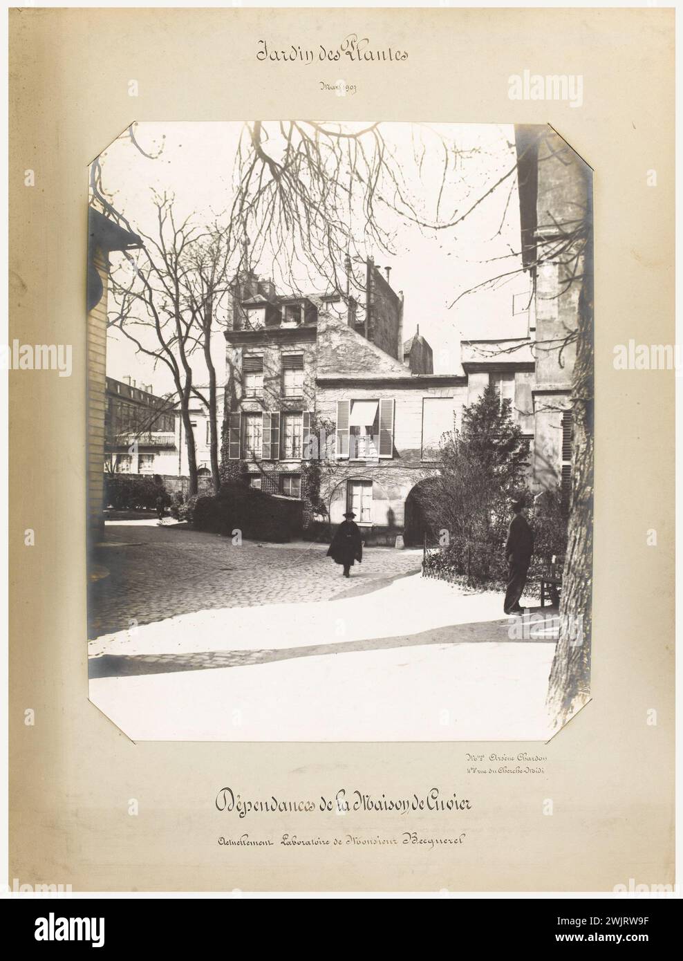 CHARDON (Madam). Jardin des Plantes / March 1903 / Outbuildings of the