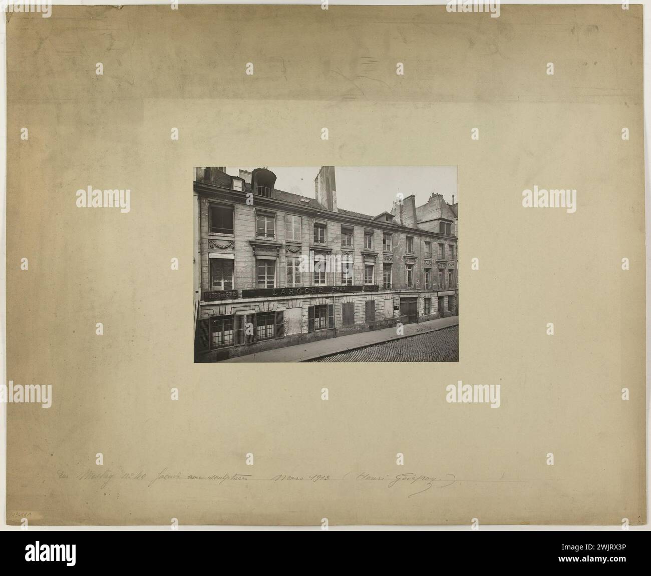 View of 40 rue Meslay, facade with sculptures, Paris (III century ...