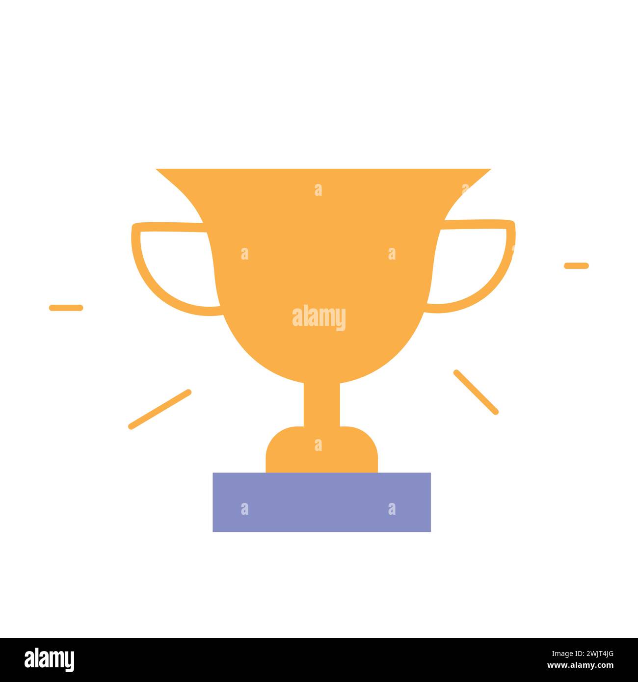 Golden cup trophy award winner vector Stock Vector Image & Art - Alamy