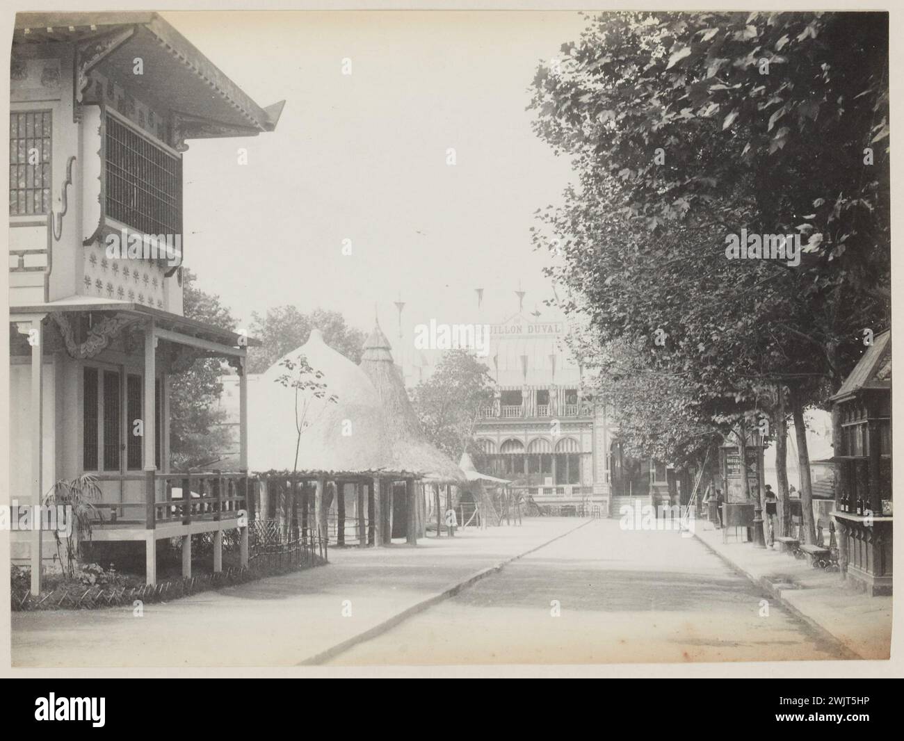 Blancard, Hippolyte (1843 D.1924), exhibition of 1889. Allée along