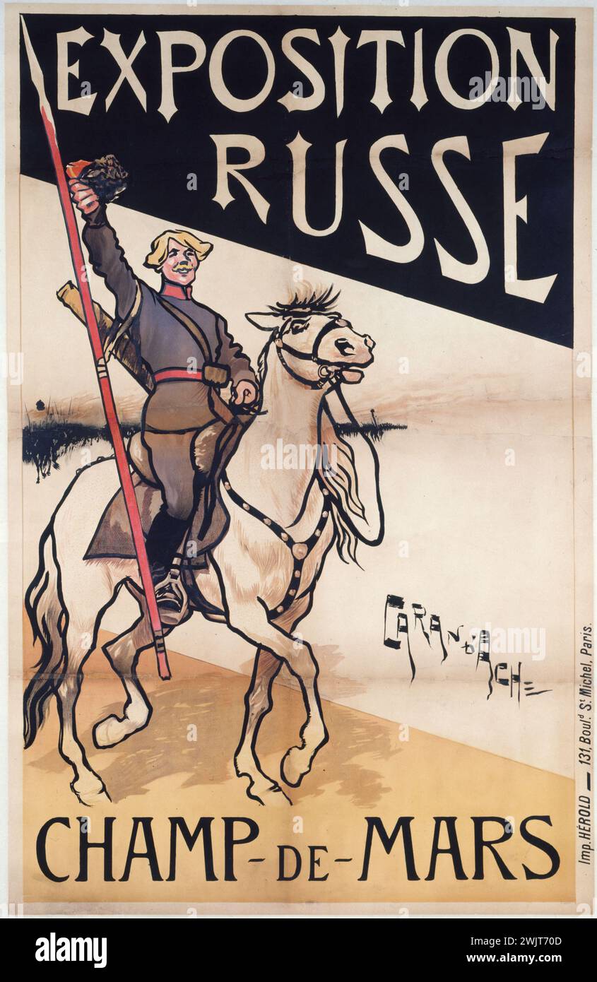 Emmanuel Rider Caran d'Ache (Emmanuel Poiré, 1858-1909).