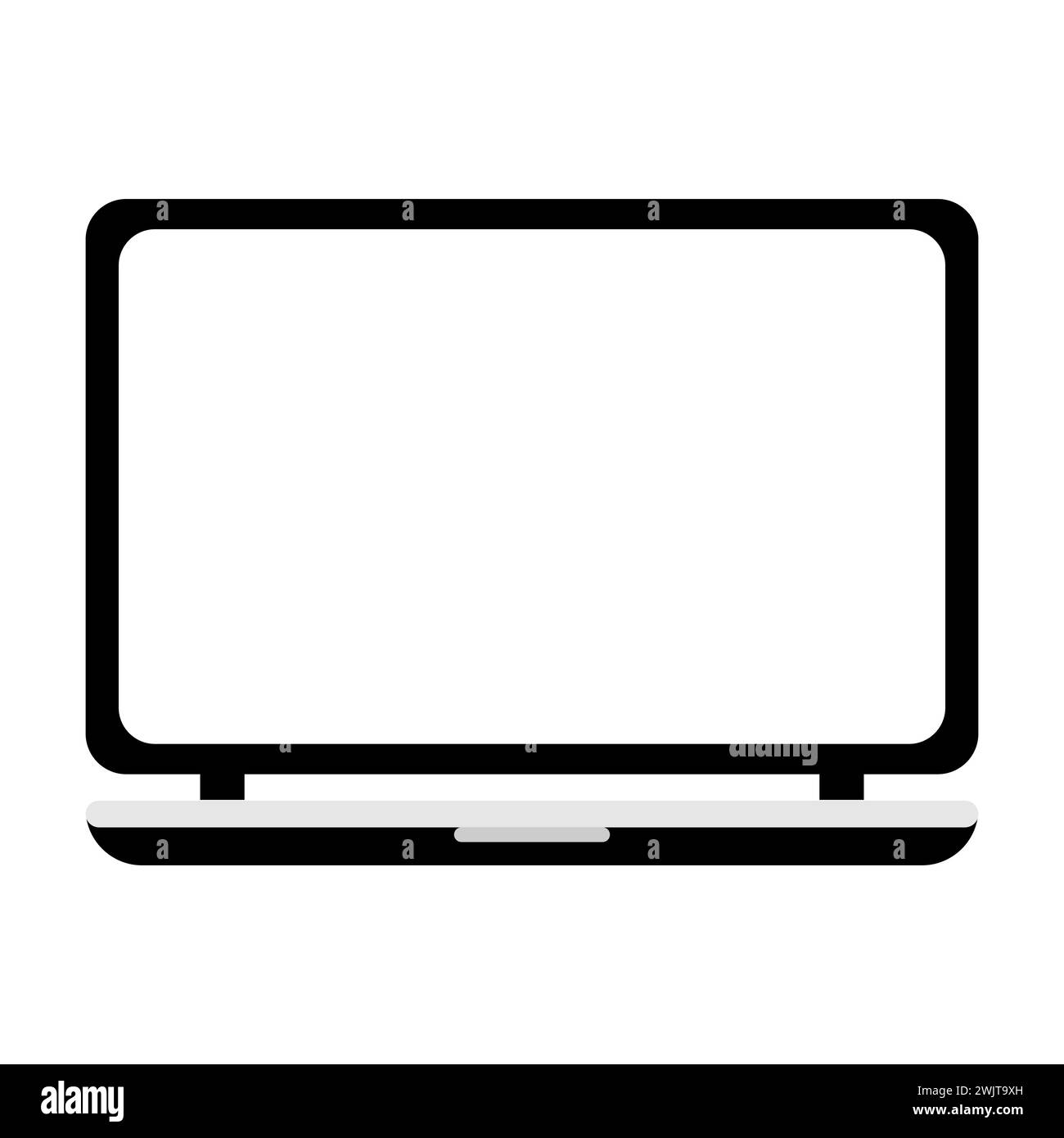 Laptop icon Vector. Flat icon illustration Stock Vector Image & Art - Alamy