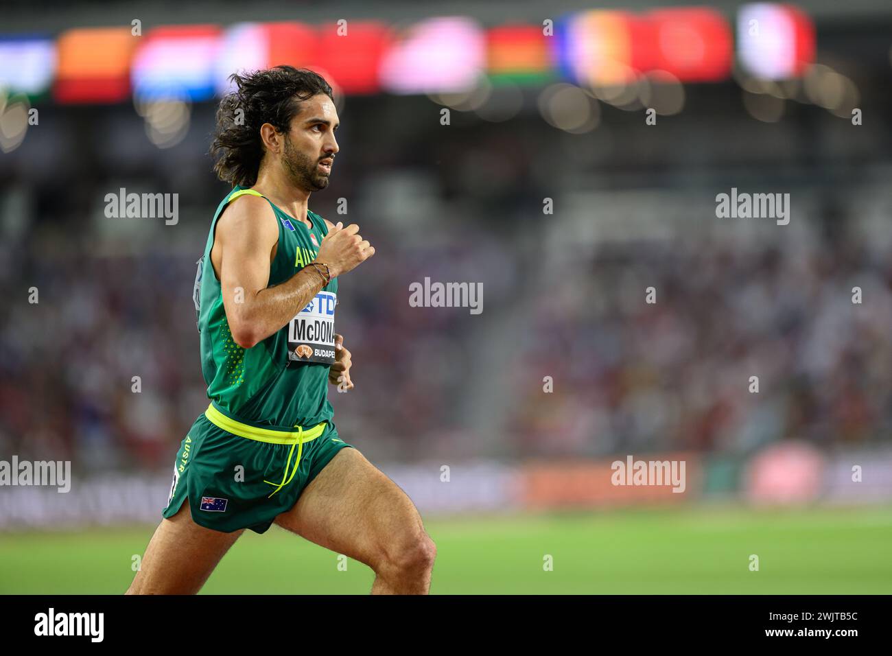 Morgan MCDONALD participating in the 5.000 meters at the World