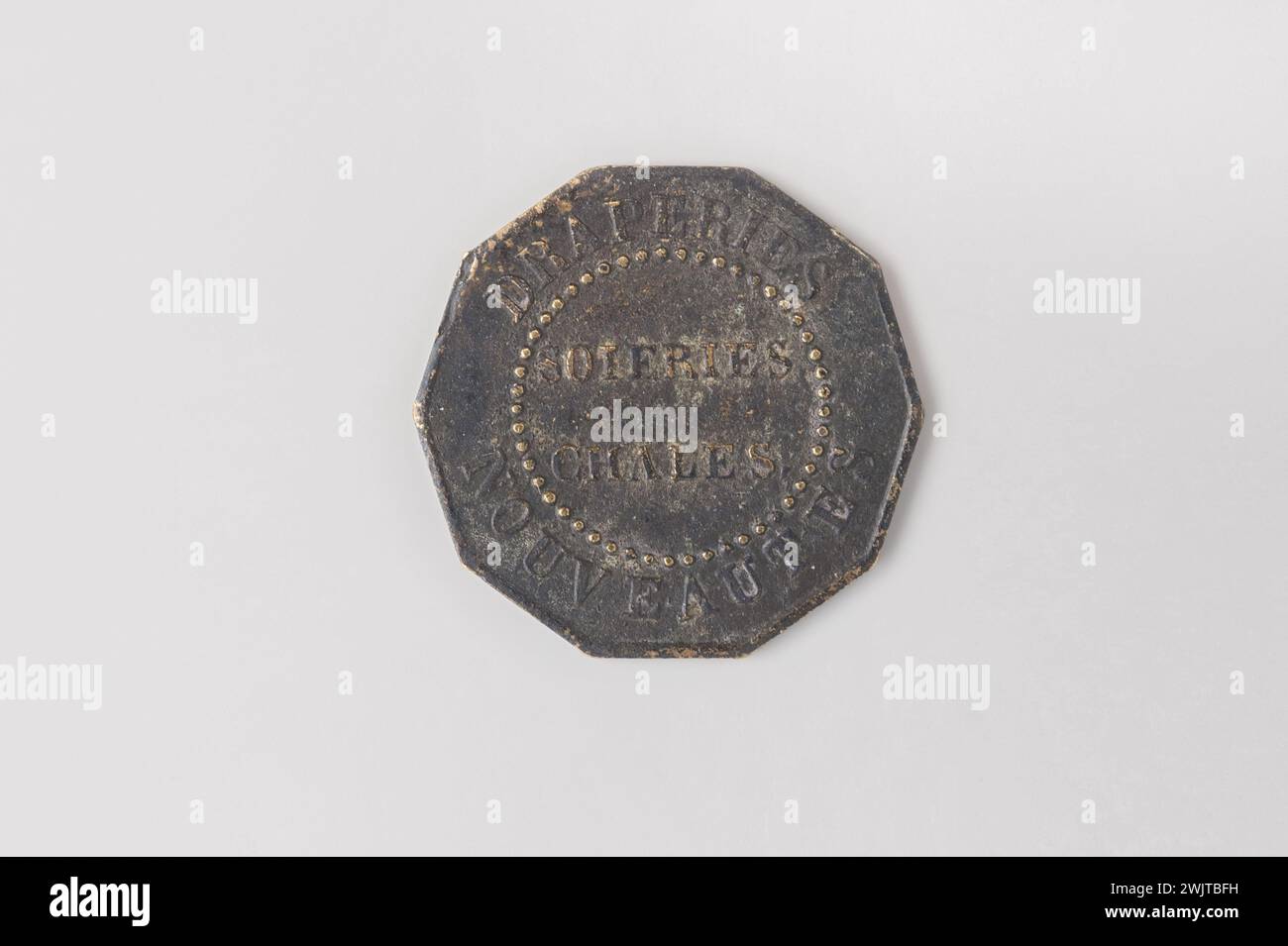 Carnavalet museum, tokens collection Stock Photo - Alamy
