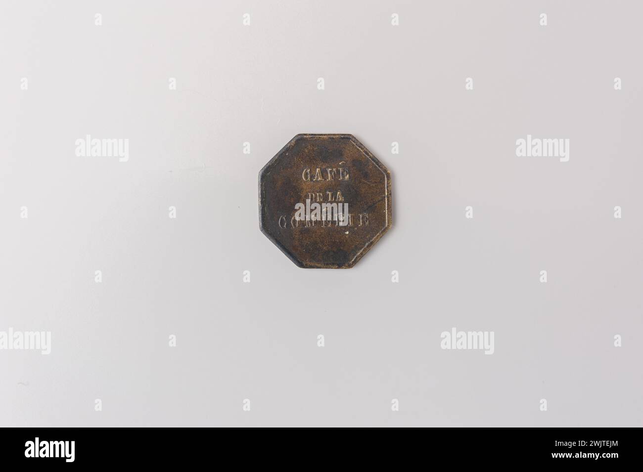 Carnavalet museum, tokens collection Stock Photo - Alamy