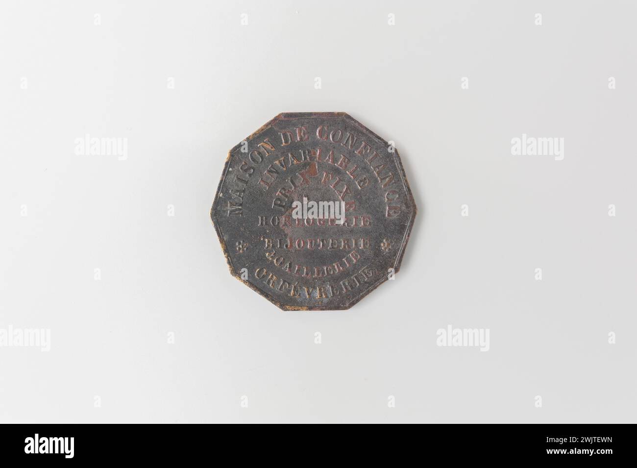 Carnavalet museum, tokens collection Stock Photo - Alamy