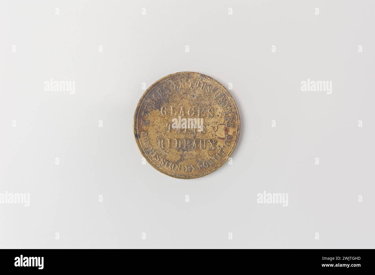 Carnavalet museum, tokens collection Stock Photo - Alamy