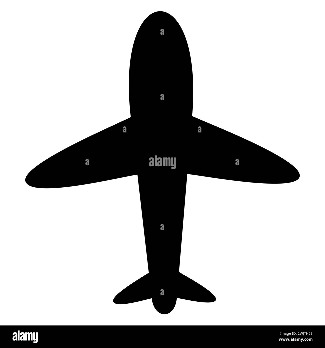 Airplane isolated on white. isolated airplane icon on the white ...