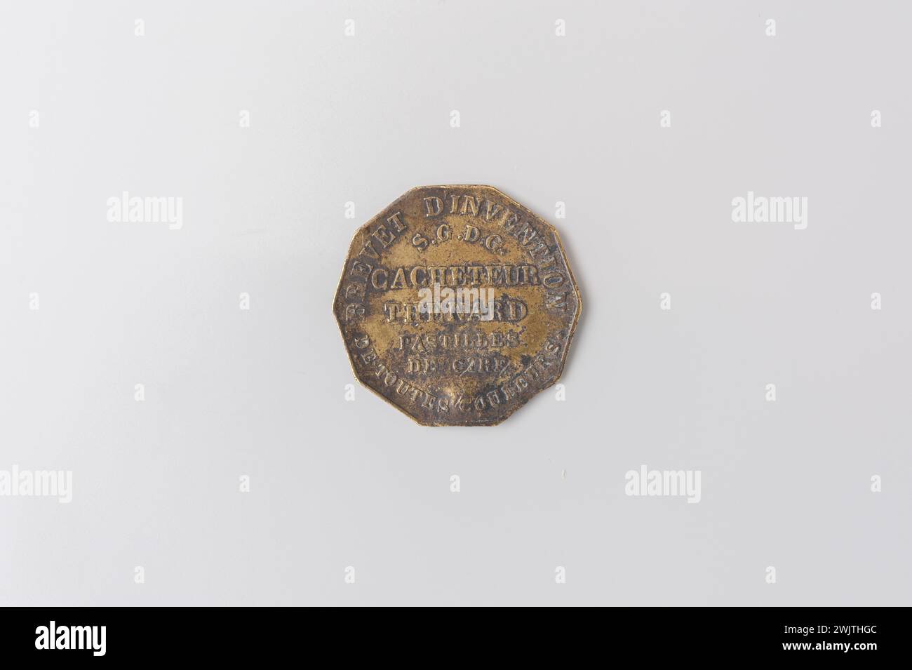 Carnavalet museum, tokens collection Stock Photo - Alamy
