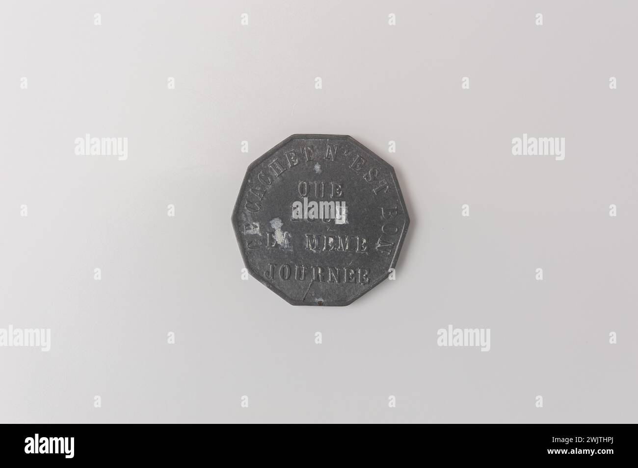 Carnavalet museum, tokens collection Stock Photo - Alamy