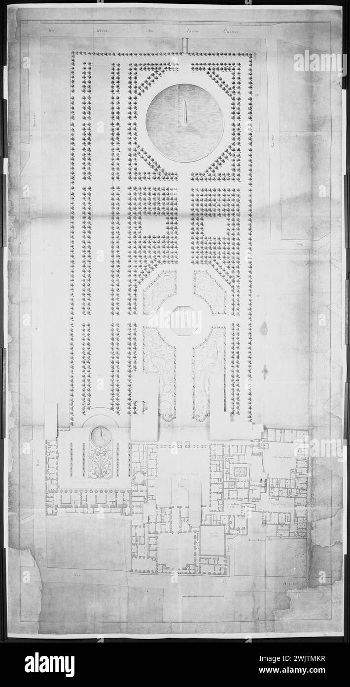 The Royal Palace, around 1711-1715. Paris, Carnavalet museum. 35881-1 ...